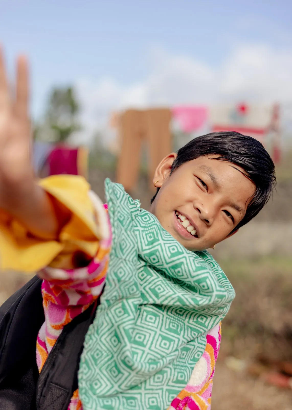 Children learning at Si Asha Foundation